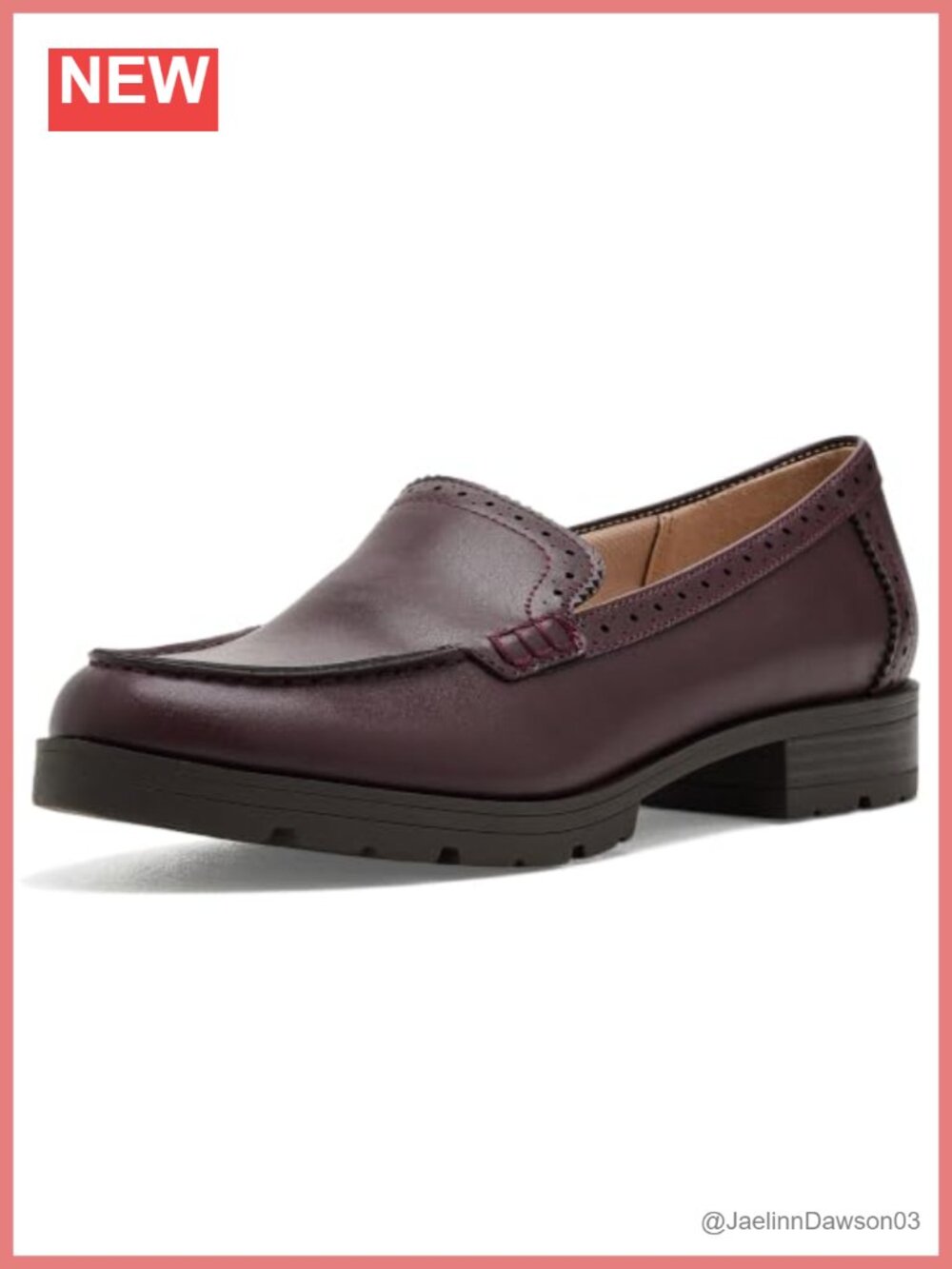 Women's Faux Leather Loafers Slip-On Work Shoes Low Heel